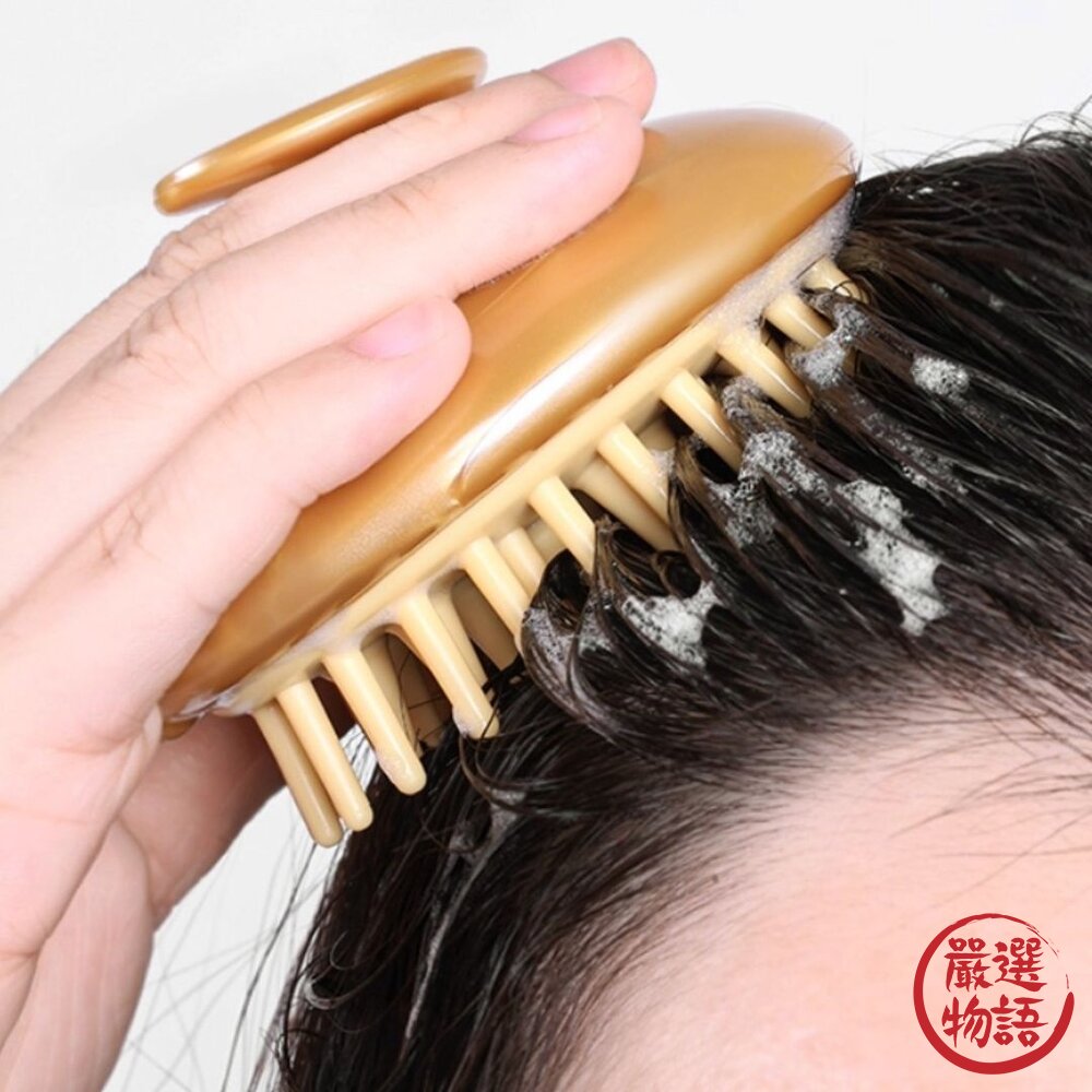 日本 IKEMOTO池本 抗靜電梳 洗髮刷 受損髮 款式齊全 亞麻油 頭皮按摩梳 山茶花 護髮梳 美髮梳 日本進口-圖片-5