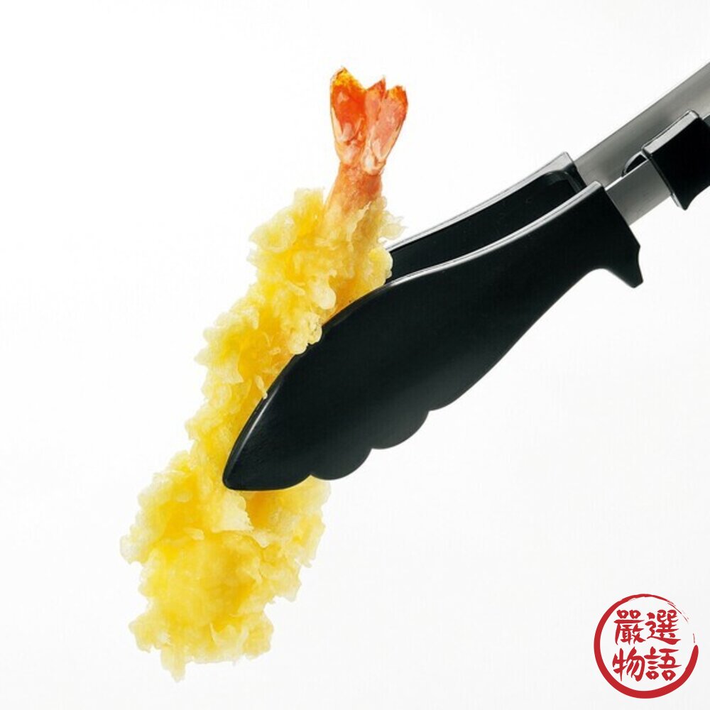 日本製 廚房必備小物 不鏽鋼 耐熱料理夾 下村工業 | 食物夾 炸物夾 多用途料理夾 烤肉夾 可站立-圖片-6