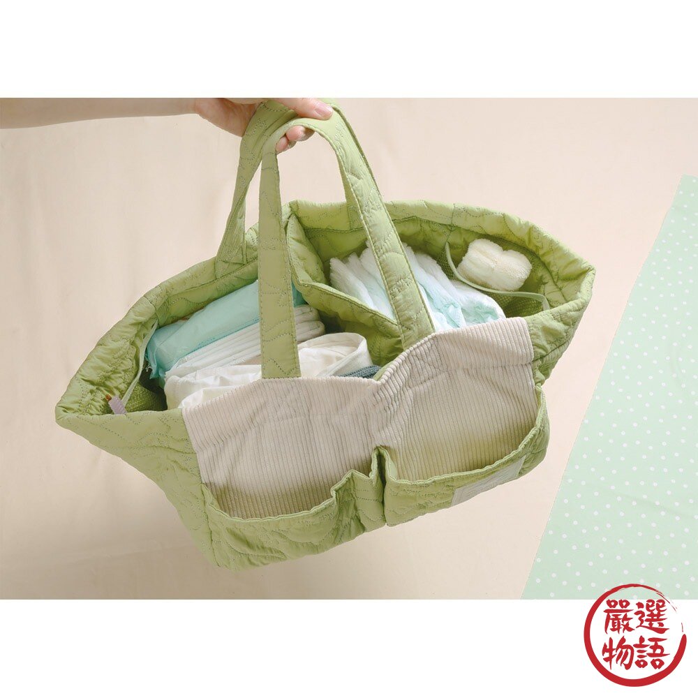 嬰兒尿布用品收納袋 日本育兒推薦 Skater 尿布袋 媽媽包 嬰兒用品收納 尿布收納 外出家用 大容量 日本進口-圖片-6