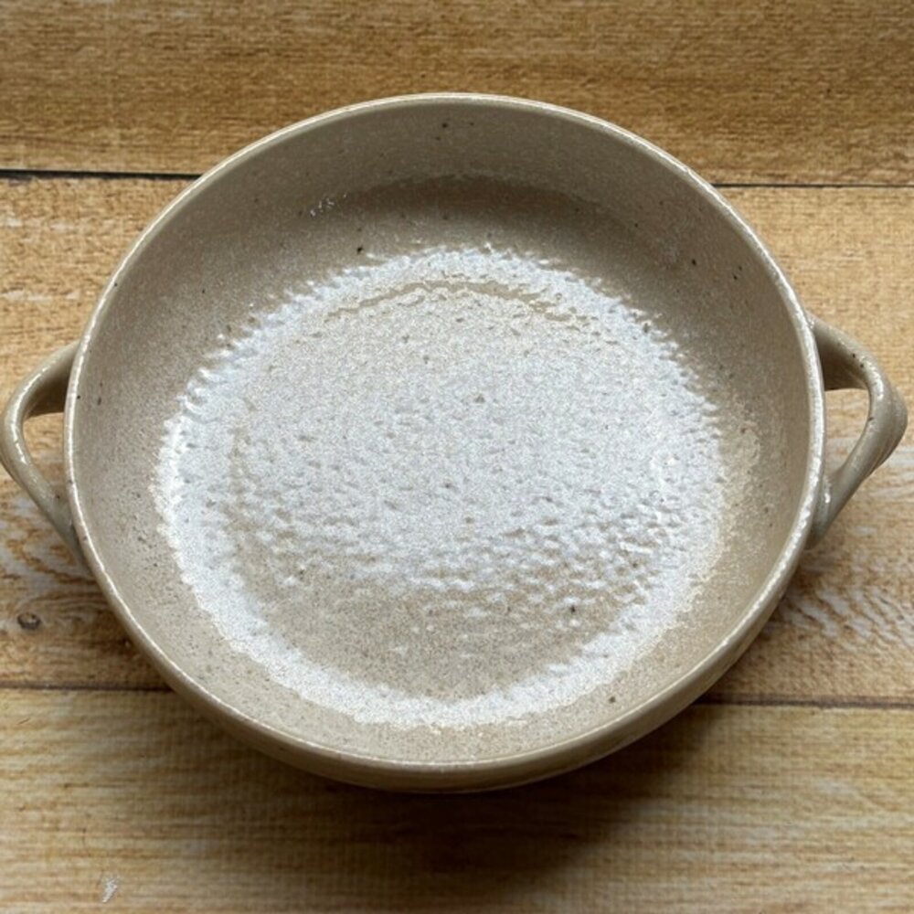 SF-020979-日本製 美濃燒 雙耳盤 陶瓷雙耳圓盤 日式紋理 咖哩盤 燉飯 陶瓷盤 圓盤 盤子  深盤 可堆疊 日本進口