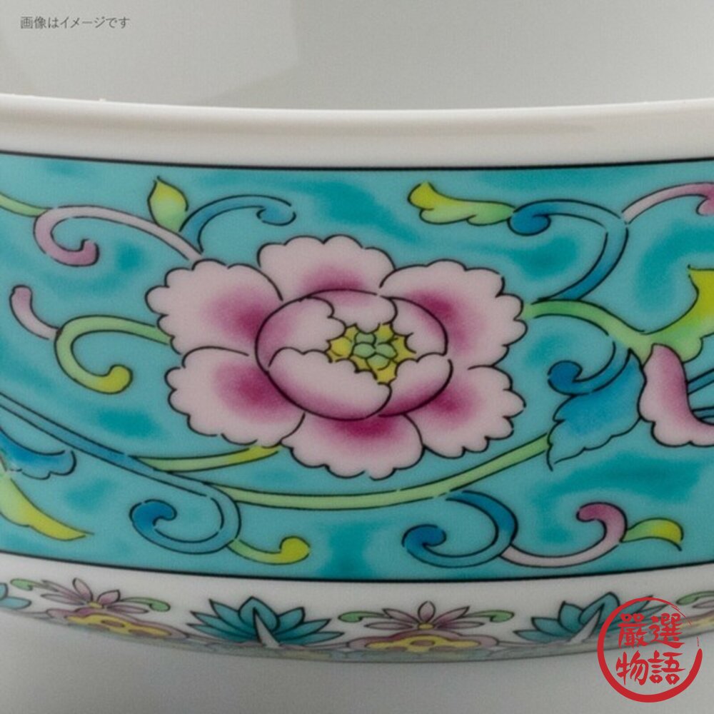 中國宮廷風 碗公 日本製 美濃燒 拉麵碗 復古唐草 昭和拉麵碗 湯碗 大碗 日本製拉麵碗 中華料理 日本進口-圖片-6