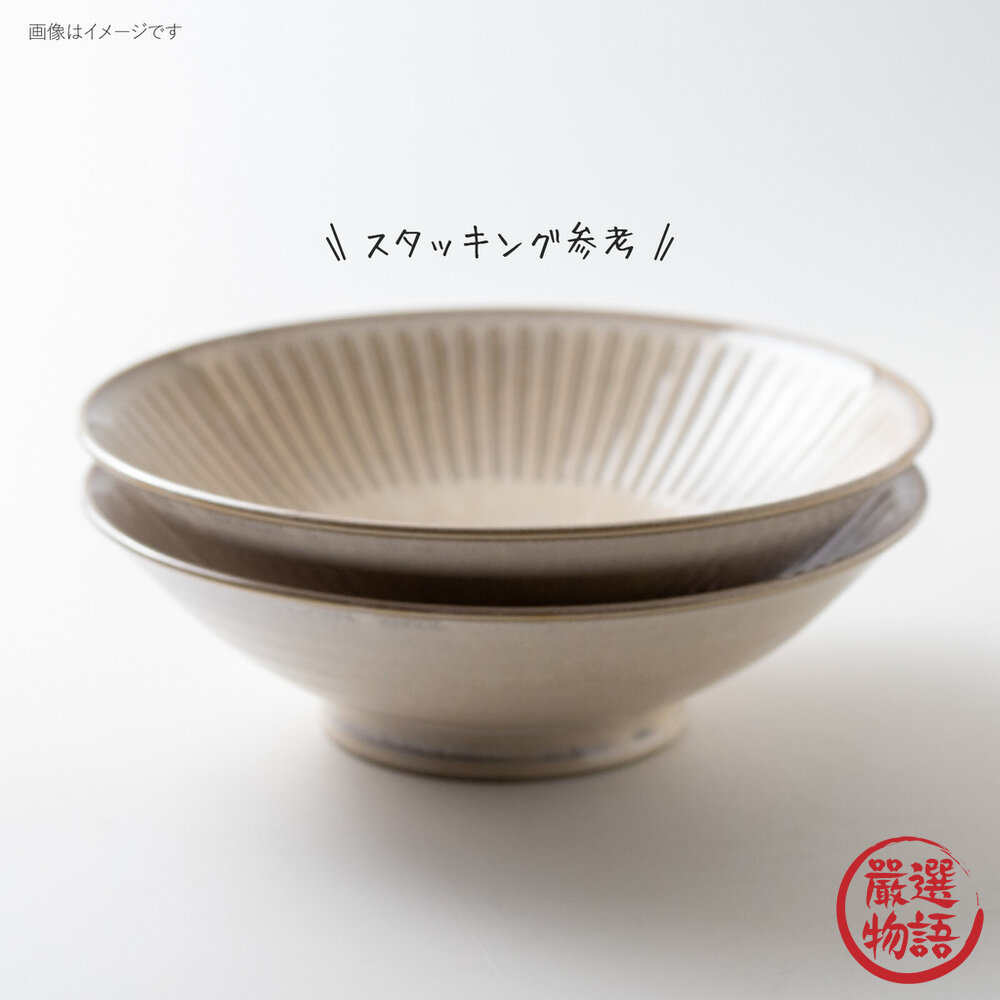 日本製 經典十草碗 全5種 撥水十草 陶瓷碗 | 線條碗 日本製碗 拉麵碗 飯碗 多用碗 小菜碗 丼飯碗-圖片-7