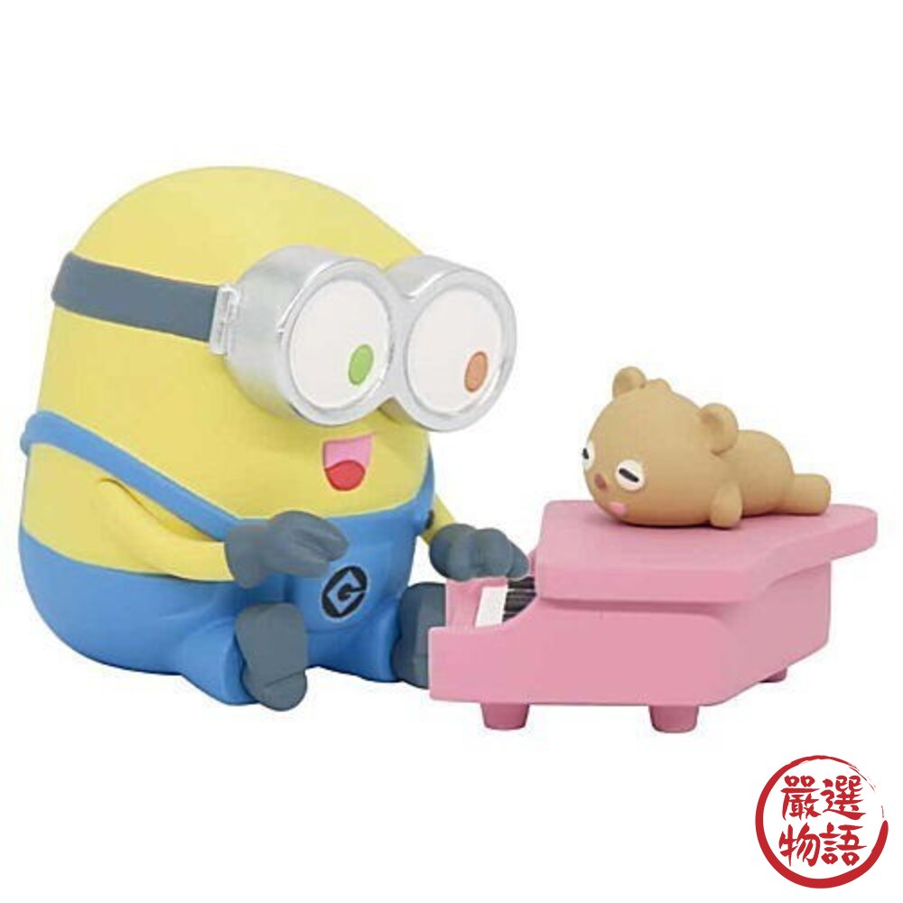 小小兵 日本扭蛋 Bob&Tim 鮑伯提姆快樂時光公仔P2 小小兵扭蛋 提姆扭蛋 T-ARTS 環球 日本進口-圖片-1
