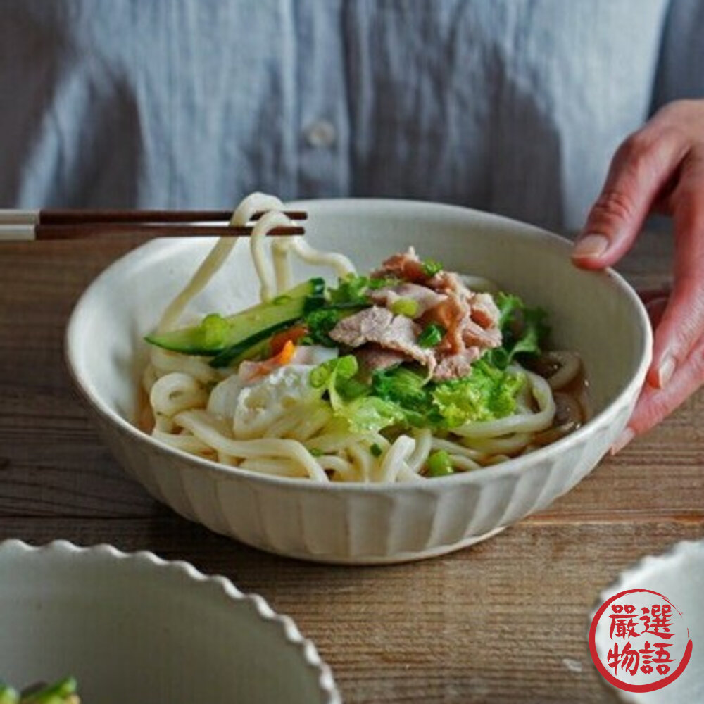 日本製 kinari 益子燒 寬口碗 7吋 5吋 淺碗 湯碗 麵碗 碗 燉菜 義大利麵 陶瓷碗-圖片-7