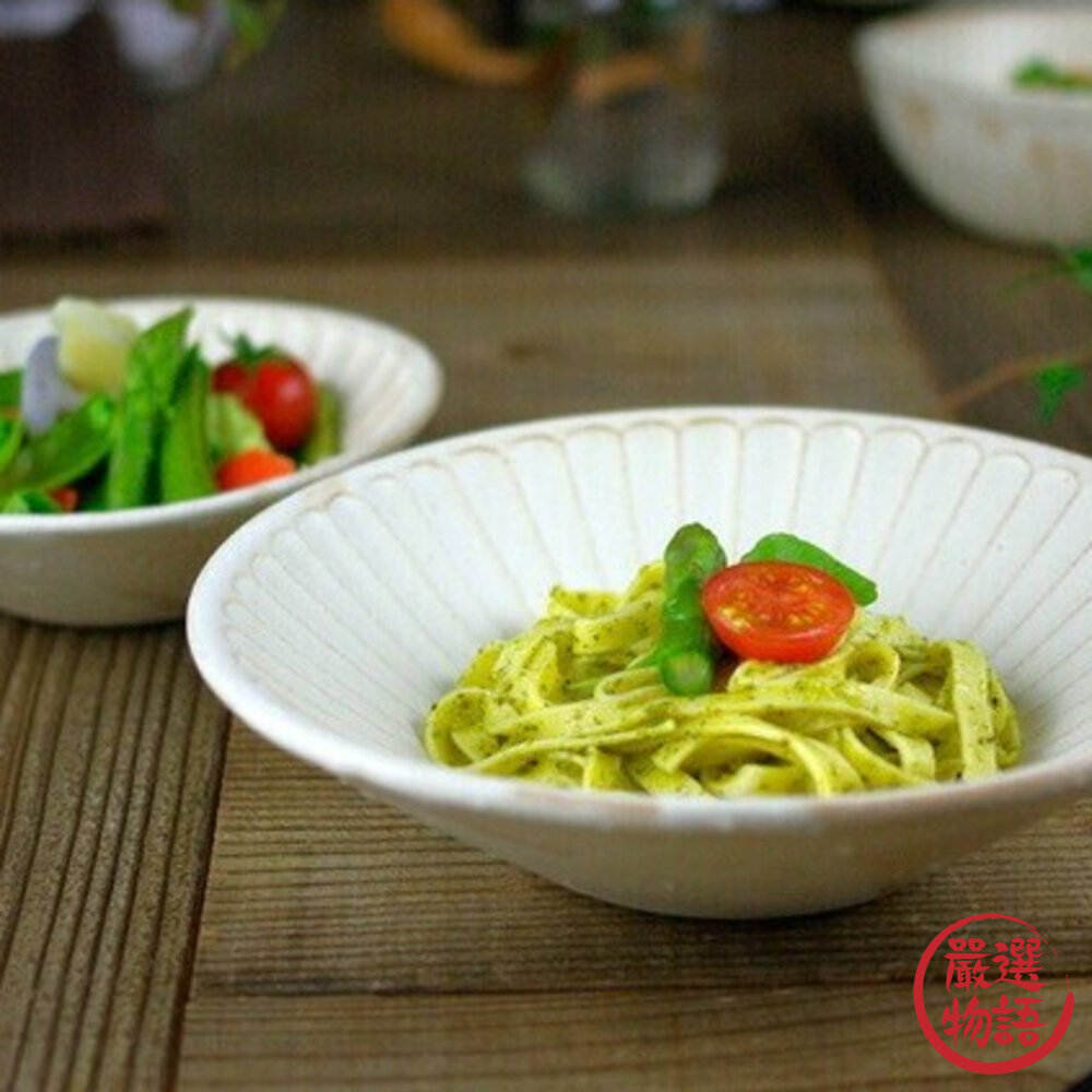 日本製 kinari 益子燒 牽牛花碗 沙拉碗 義大利麵 燉菜 陶瓷盤 小菜盤 碗盤 日式餐具 封面照片