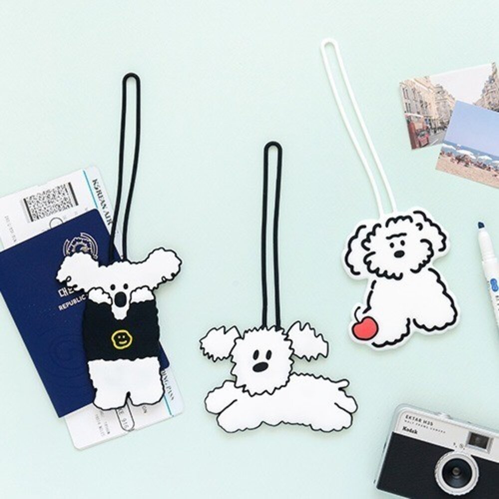 SF-021132-韓國文創 Romane 行李吊牌 ver.3 可愛吊牌｜掛牌 吊飾 行李箱 Brunch Brother 日本進口