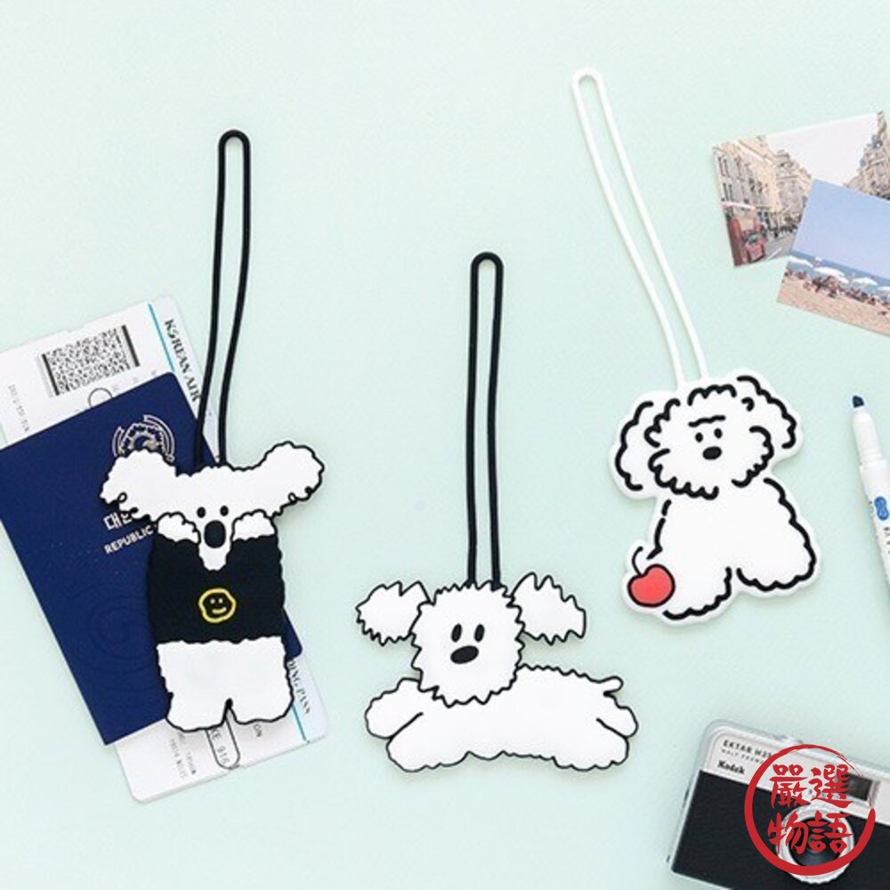 韓國文創 Romane 行李吊牌 ver.3 可愛吊牌｜掛牌 吊飾 行李箱 Brunch Brother 日本進口 封面照片