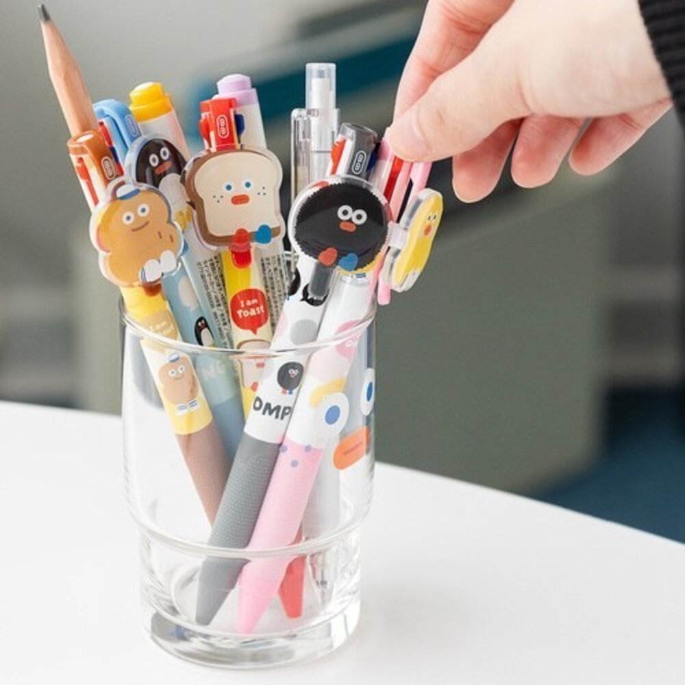 SF-021156-韓國文創 Romane 0.4mm 3色按壓筆 中性筆 | 原子筆造型 原子筆 按壓原子筆 開學文具