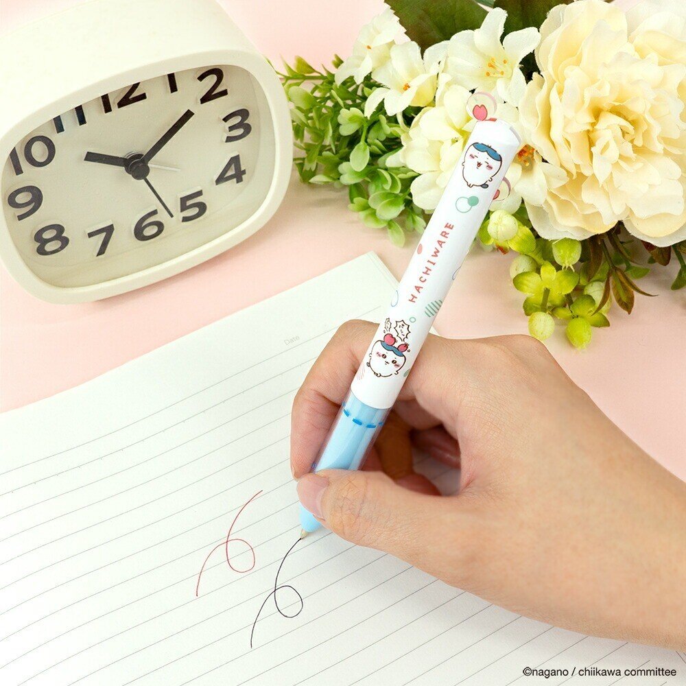 SF-021157-日本製 funbox 吉伊卡哇 雙色原子筆 小八 烏薩奇 吉伊卡哇 | 0.7mm 文具 按壓筆 開學文具