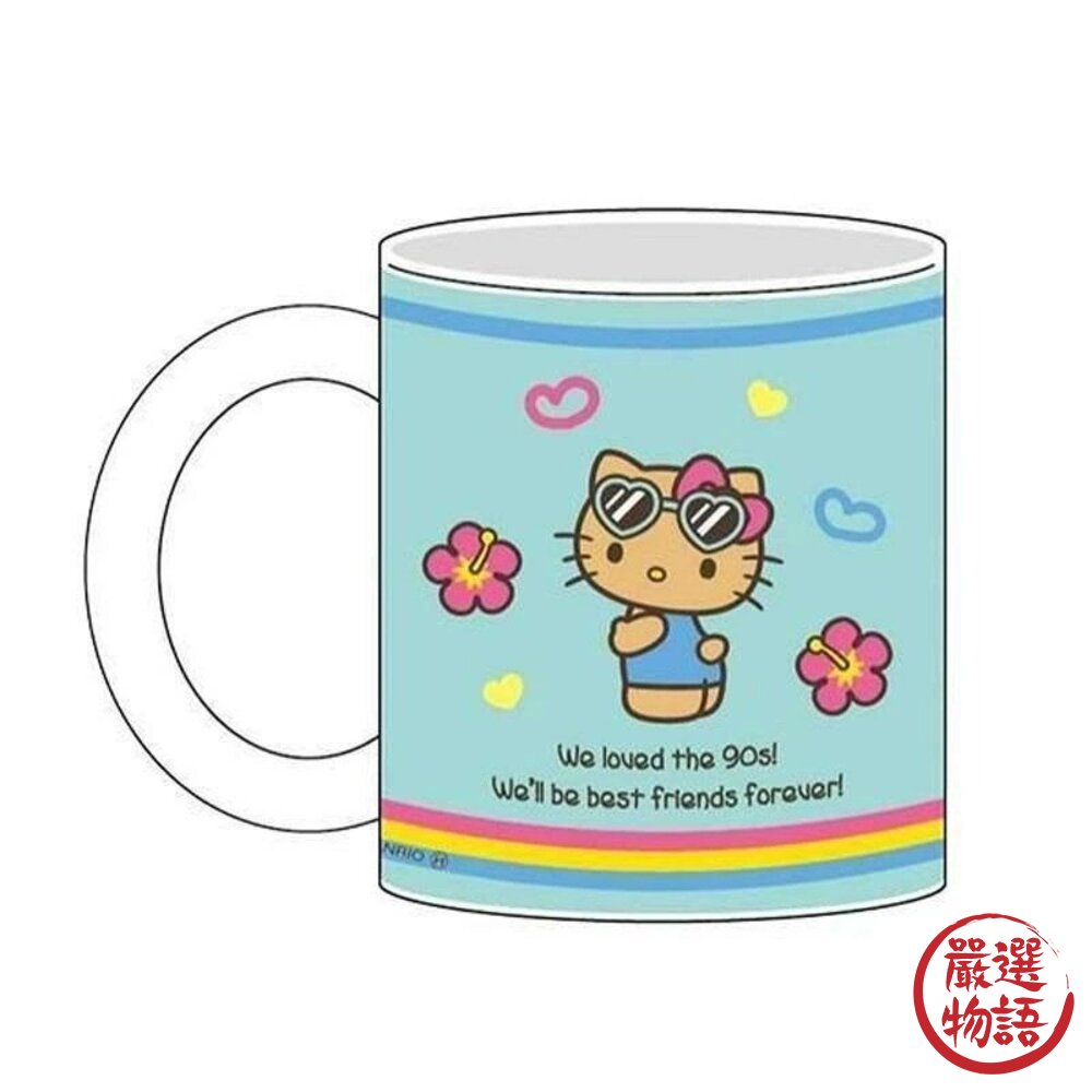 日燒Hello Kitty 馬克杯 兩色可選 | 烤焦 燒焦 曬黑Kitty 杯子-圖片-3