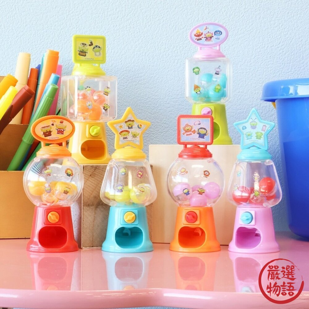 日本 T-ARTS 絕版 玩具總動員 三眼怪 迷你扭蛋機 | 轉蛋機 第一代 迪士尼 扭蛋 公仔 收藏-圖片-3