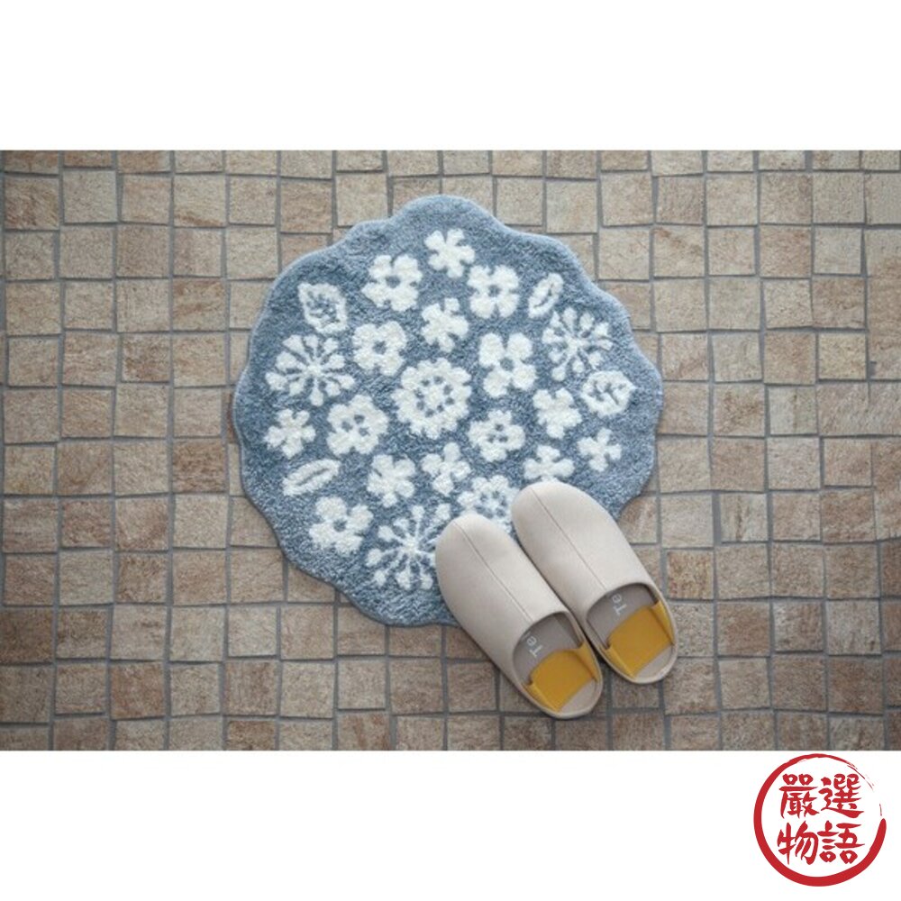 日本 Kukka Lokki 花與海鷗 北歐風地墊 地毯 | 腳踏墊 玄關 浴室踏墊 防滑吸水 小地毯 封面照片