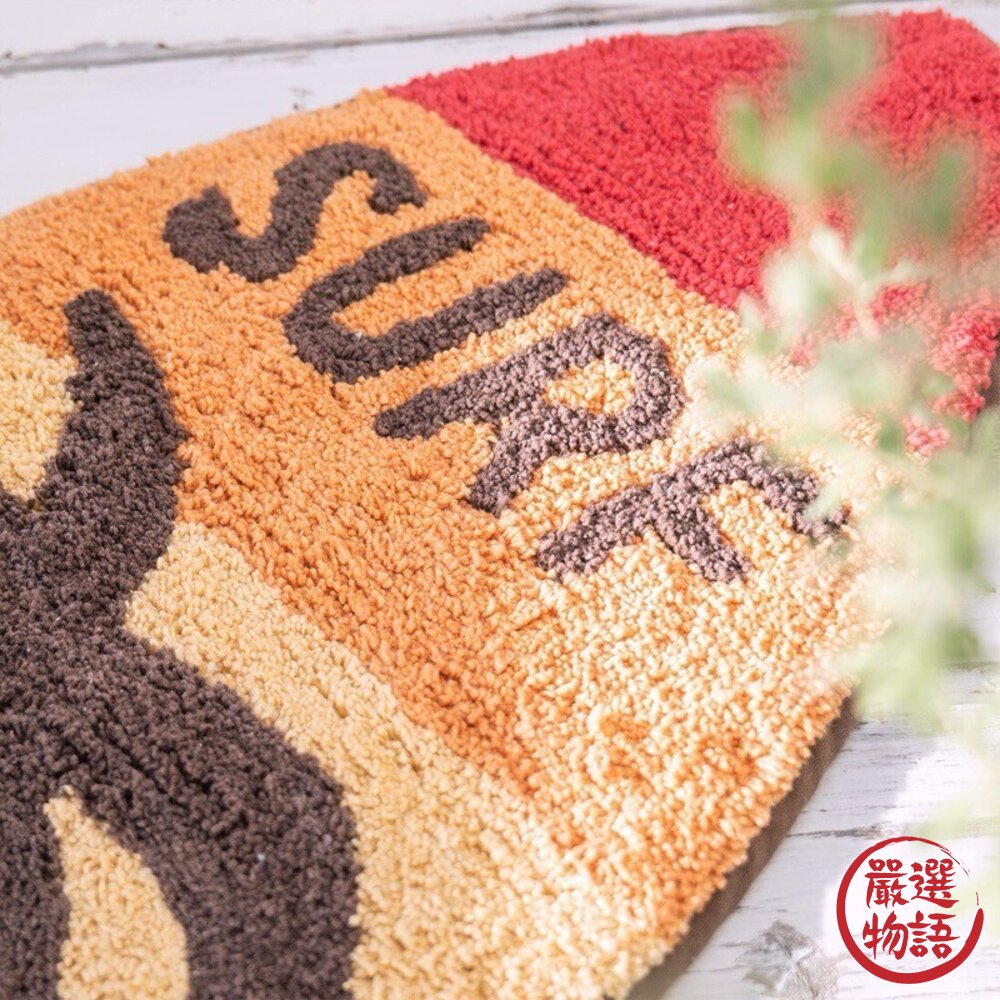 日本 Tomo 衝浪板地墊 | 腳踏墊 床邊地毯 居家裝飾 玄關 度假風 裝飾小物 客廳地毯 夏天 日本進口-圖片-4