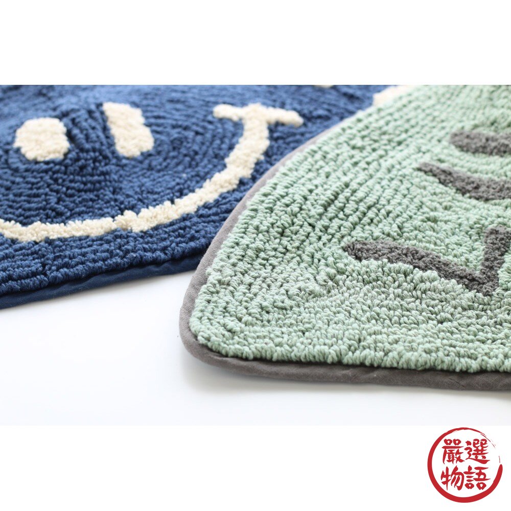 日本笑臉半圓造型地墊|腳踏墊 TOMO 絨毛地墊 居家生活 擺飾 地毯 造型地墊 廚房地墊 浴廁地墊-圖片-5