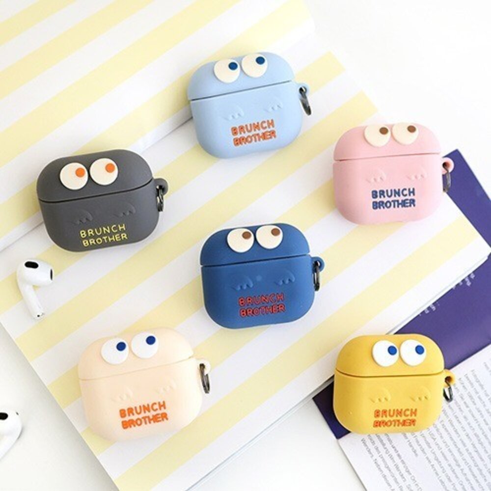 SF-021302-韓國文創Romane AirPods保護套 | 耳機保護套 耳機殼 藍芽耳機保護殼 幽靈系列 共6色