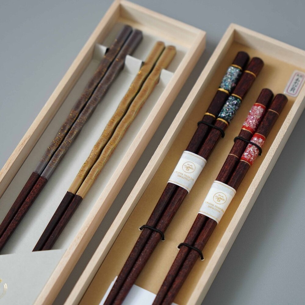SF-021311-日本製 天然木夫妻筷 木盒 若狭塗筷 碗筷 | 對筷 竹筷 木筷 日本筷子 入厝禮 筷子 日式餐具 禮盒禮物