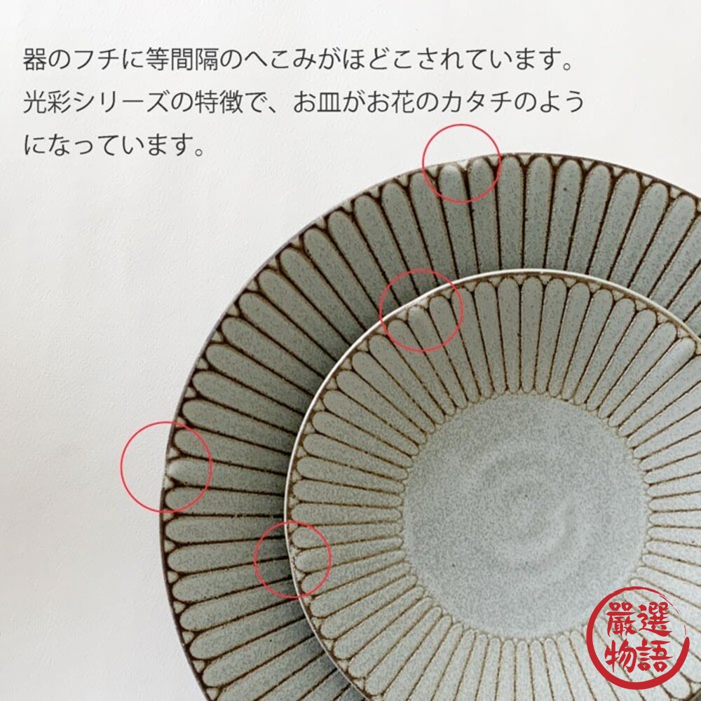 Stylish Glow 日本製 美濃燒 日式餐具 水果盤 義大利麵盤 沙拉盤 餐碗 光彩花皿 陶瓷盤 日本進口-圖片-5