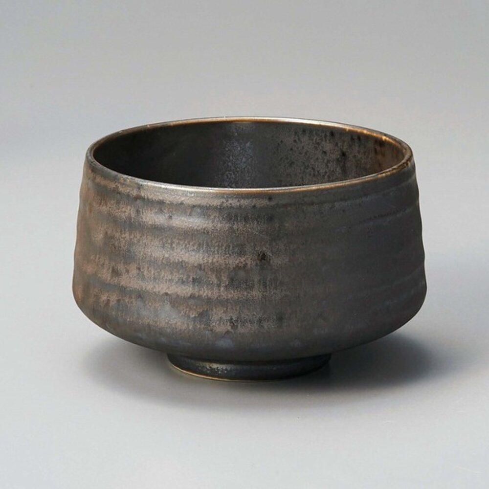 SF-021324-日本美濃燒 手工製作金紋陶瓷抹茶碗 12.5cm｜抹茶杯 陶瓷杯 茶碗 茶具 茶杯 陶瓷碗 泡茶