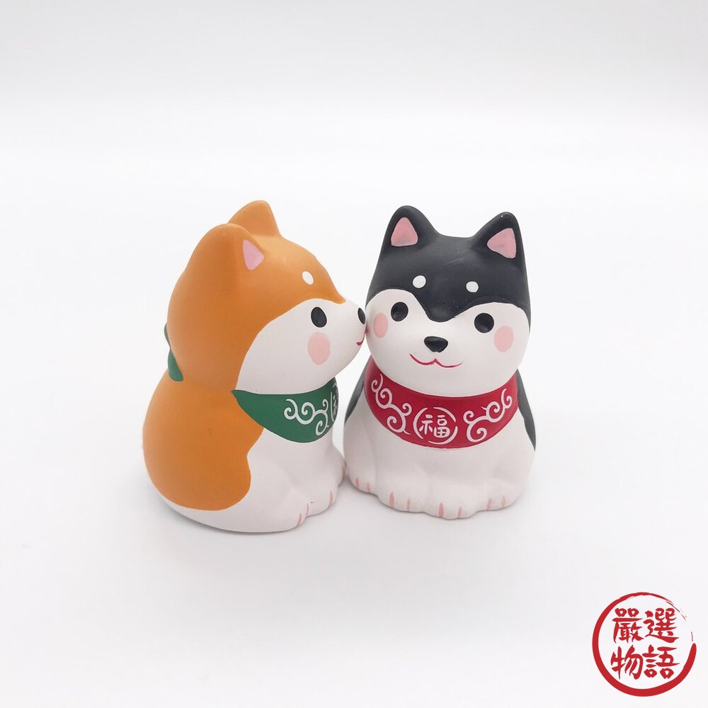 日本藥師窯 招柴進寶 柴犬陶瓷擺飾 底部籤詩 福柴 可愛柴犬 | 開運擺飾 新年擺飾 辦公 桌面擺飾 柴犬-圖片-1