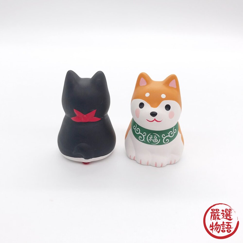 日本藥師窯 招柴進寶 柴犬陶瓷擺飾 底部籤詩 福柴 可愛柴犬 | 開運擺飾 新年擺飾 辦公 桌面擺飾 柴犬-圖片-3