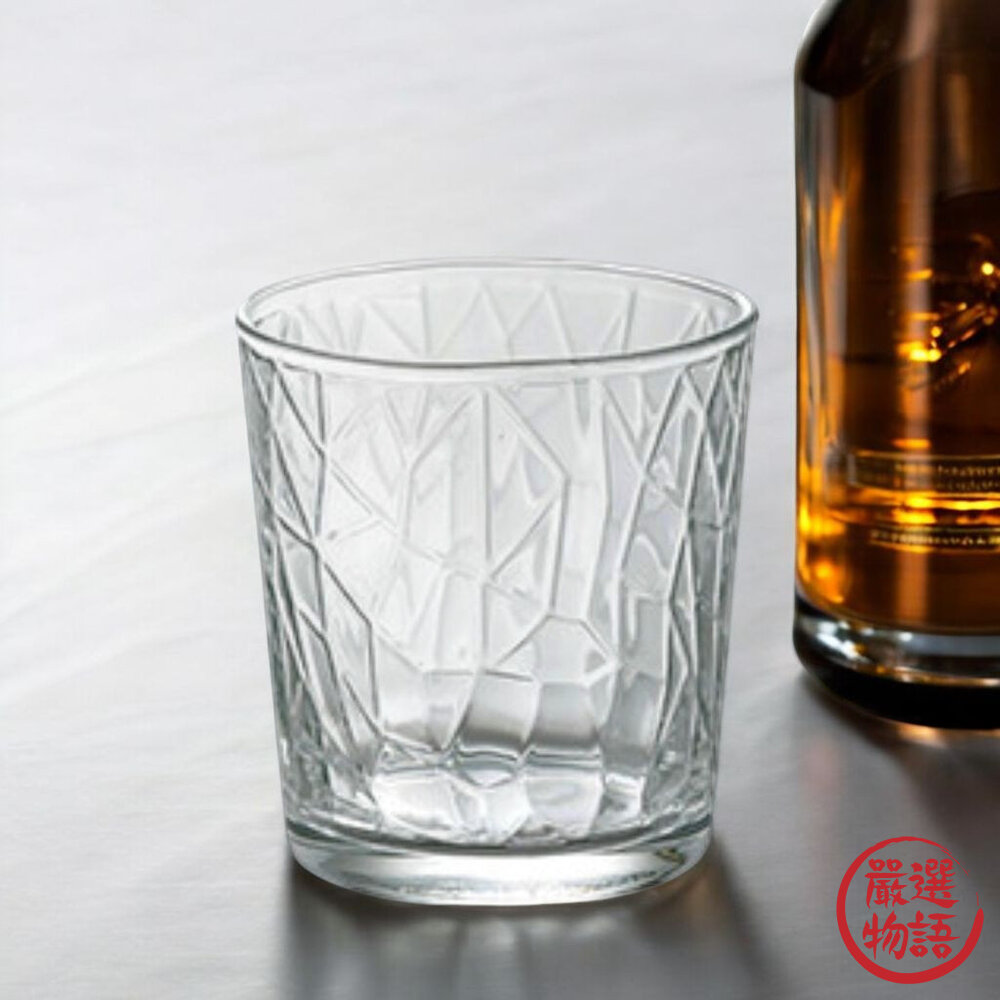日本進口 鑽石雕刻玻璃杯 220ml 威士忌 冰酒杯 水杯 | 咖啡杯 烈酒杯 調酒杯 玻璃杯 啤酒杯-圖片-8