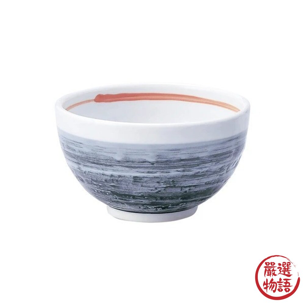 日本製 美濃燒 飯碗 十草碗 釉面漸層碗 昭和製陶碗 | 拉麵碗 湯碗 餐碗 陶瓷碗 家用碗 日系碗-圖片-5