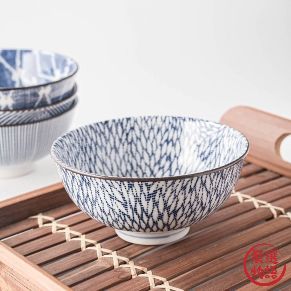 日本製美濃燒飯碗十草碗釉面漸層碗昭和製陶碗|拉麵碗湯碗餐碗陶瓷碗家用碗日系碗