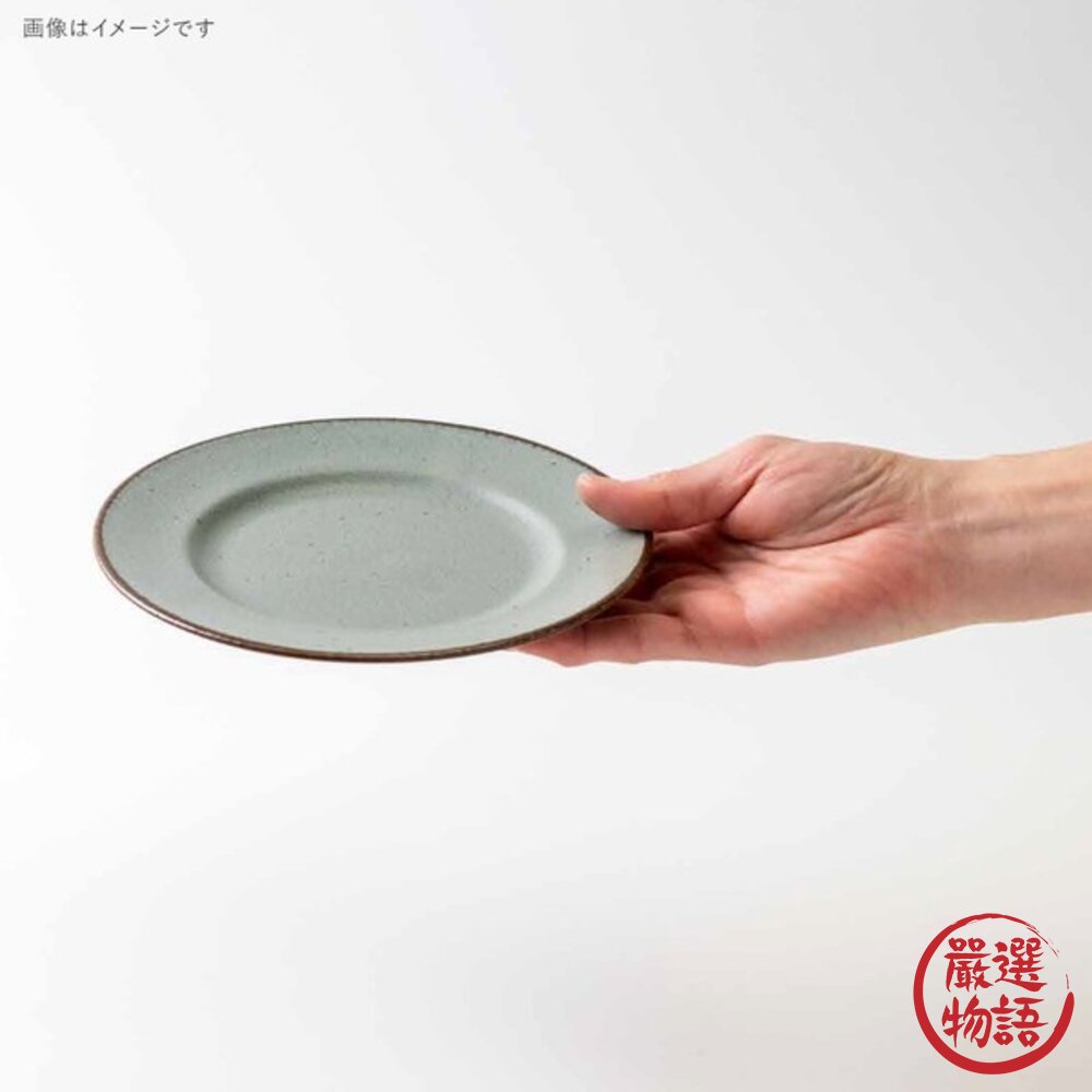 日本製美濃燒 MAUKA 光影閃耀圓盤 | 茶色邊緣線條 簡約餐盤 陶瓷盤 盤子 Minoru 甜點盤 日本進口-圖片-8