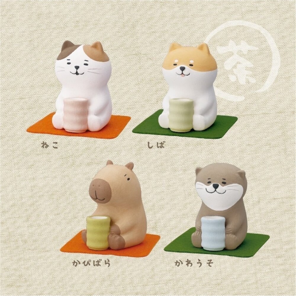 SF-021469-超可愛 擴香石公仔 香氛擴香石 精油擴香石 | 擺件 陶瓷 貓 柴犬 水獺 卡皮巴拉