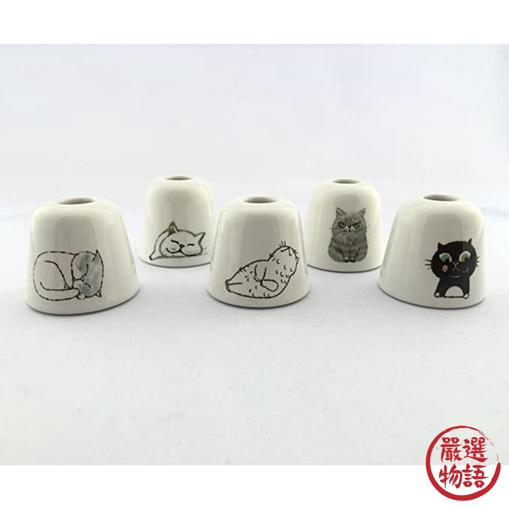現貨 日本 貓咪收納架 Chaton 陶瓷 牙刷架 筆架 生活小物 牙刷座 浴室收納 日本進口 封面照片
