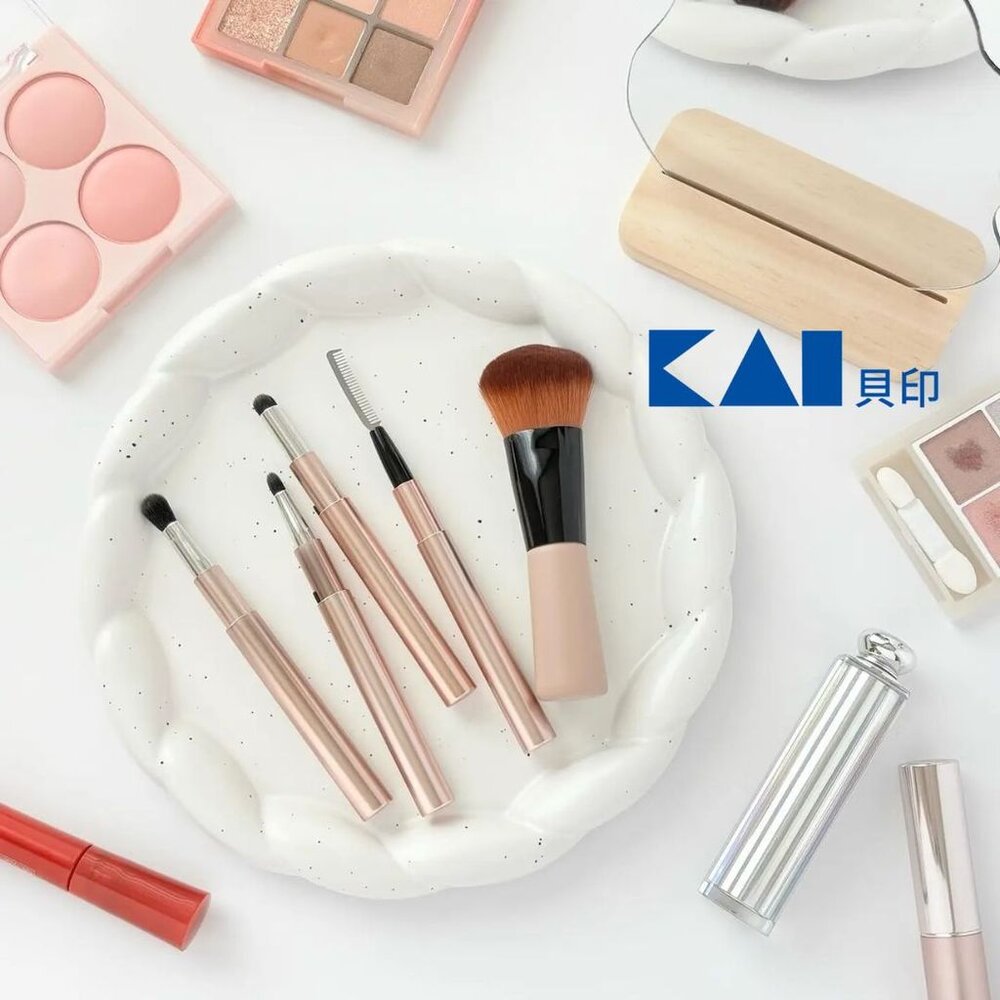 SF-021586-現貨 日本貝印 Mini Maru 彩妝刷 化妝師推薦 新手必備 粉底刷 唇刷 眉刷 眼影刷 化妝刷具 日本進口