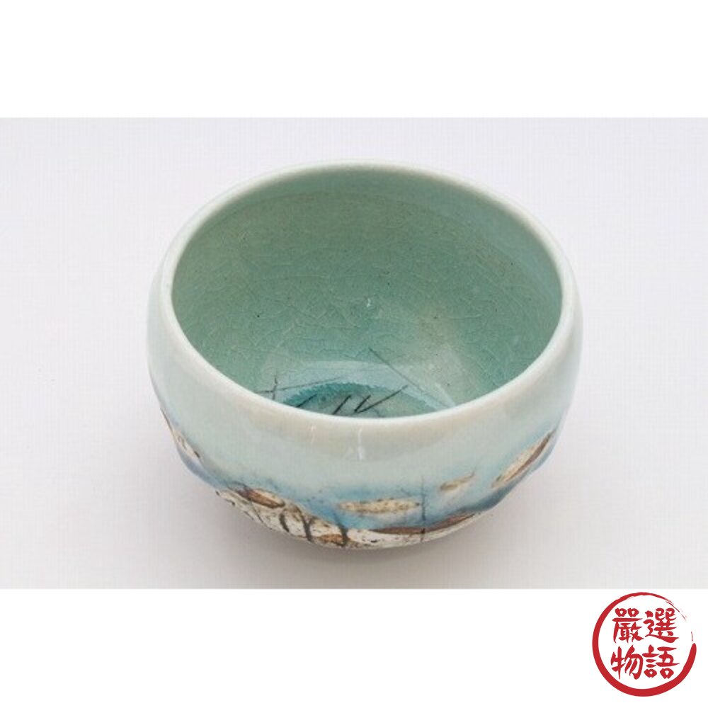 日本製美濃燒線條雕刻抹茶碗 | 日式飯碗 陶瓷碗 和風餐具 茶碗 湯碗 日本餐具-圖片-8