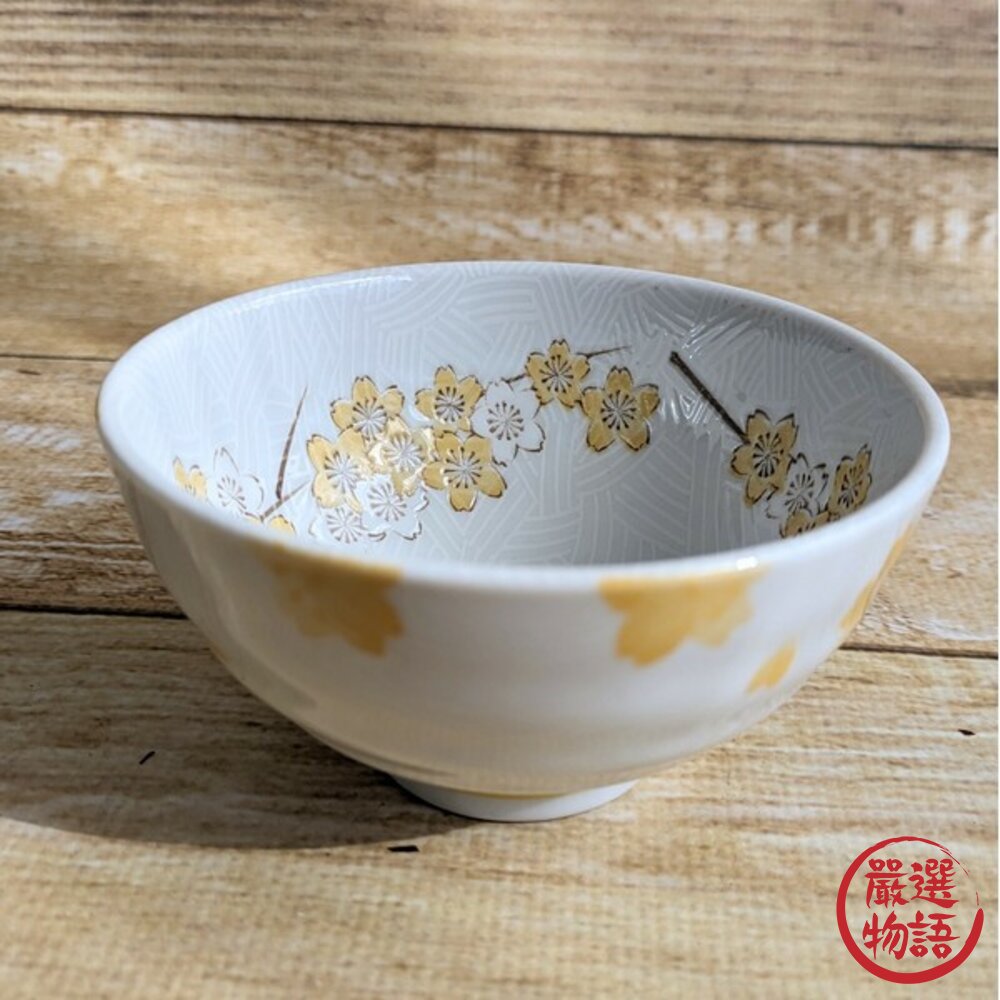 日本製美濃燒 五色櫻花日式飯碗 陶瓷碗 | 米飯碗 標準碗 飯碗 日式飯碗 美濃燒 櫻花碗 日本進口-圖片-3