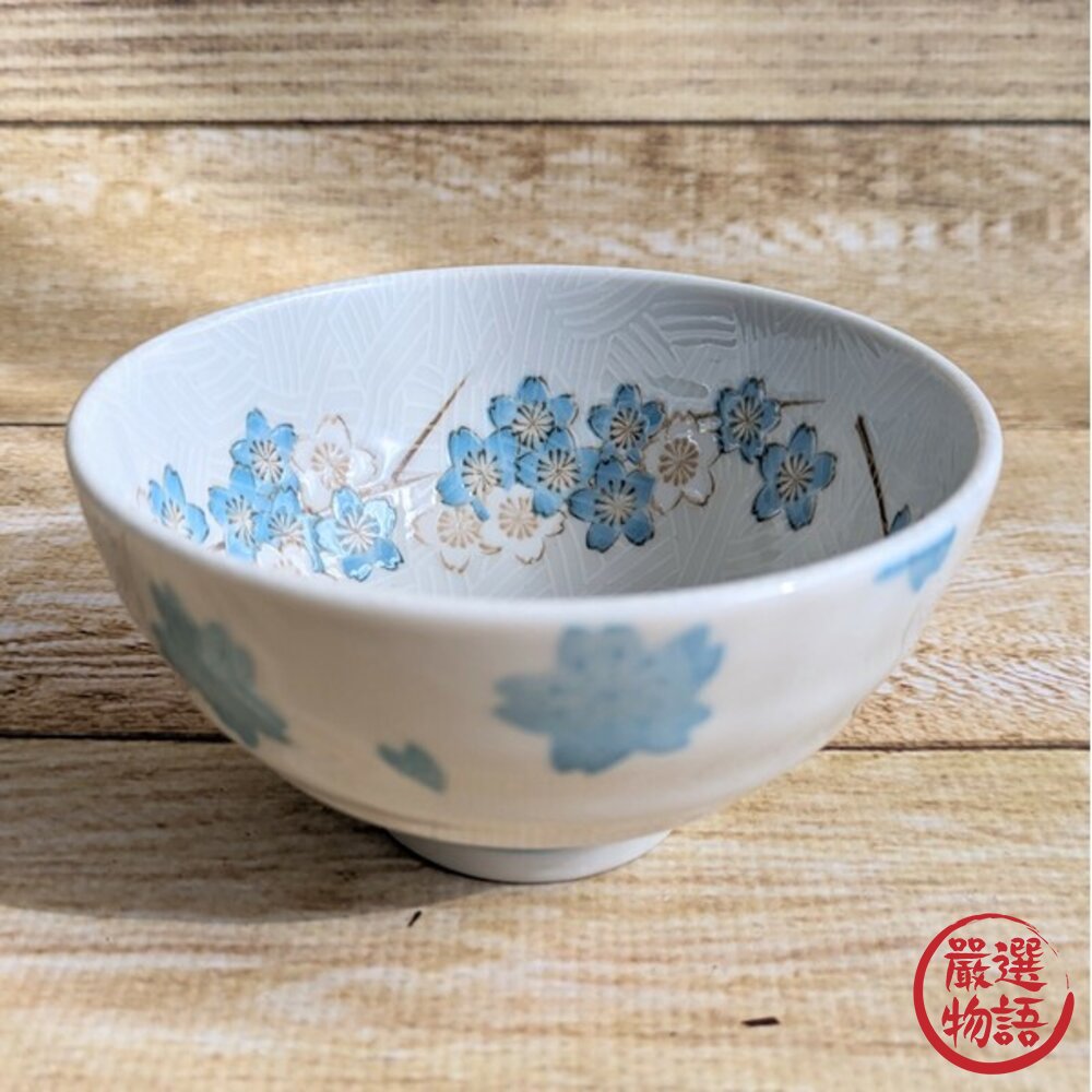 日本製美濃燒 五色櫻花日式飯碗 陶瓷碗 | 米飯碗 標準碗 飯碗 日式飯碗 美濃燒 櫻花碗 日本進口-圖片-4