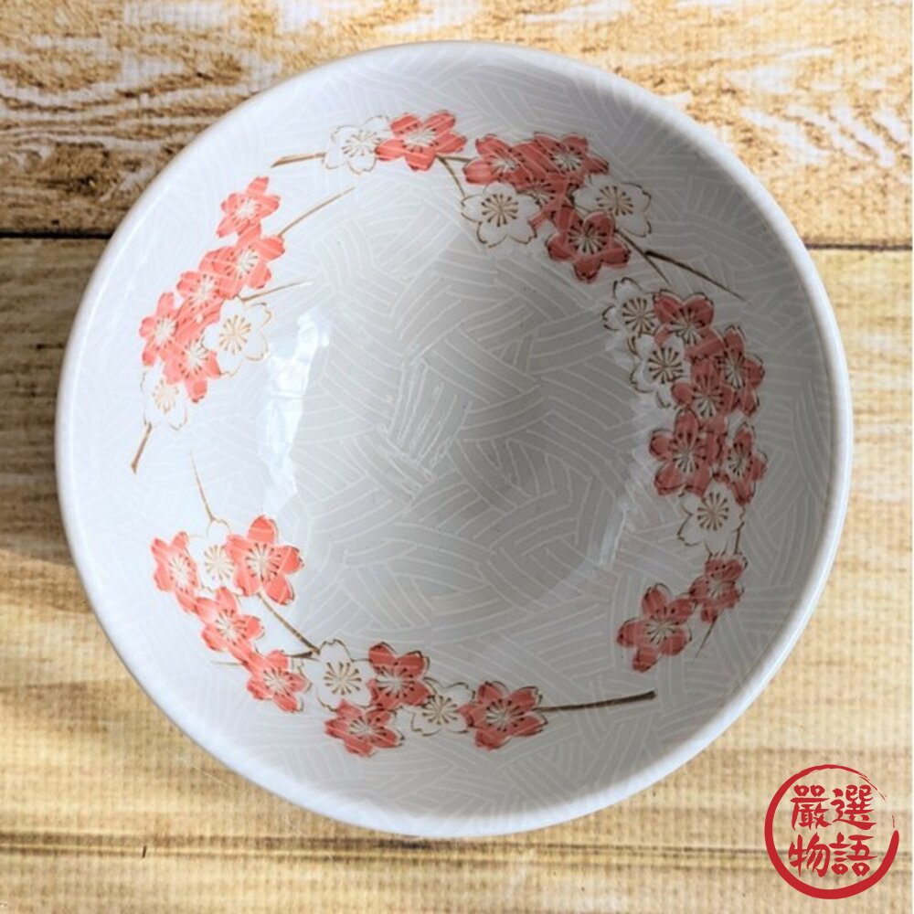 日本製美濃燒 五色櫻花日式飯碗 陶瓷碗 | 米飯碗 標準碗 飯碗 日式飯碗 美濃燒 櫻花碗 日本進口-圖片-5
