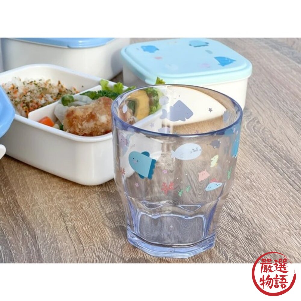 日本製耐熱透明水杯300ml 星之卡比 水族館 日式小菜 | 兒童水杯 迷你水杯 可愛杯子 兒童漱口杯 日本進口-圖片-2