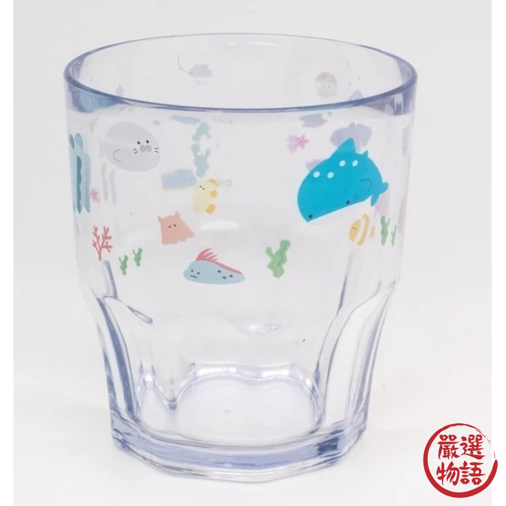 日本製耐熱透明水杯300ml 星之卡比 水族館 日式小菜 | 兒童水杯 迷你水杯 可愛杯子 兒童漱口杯 日本進口-圖片-6