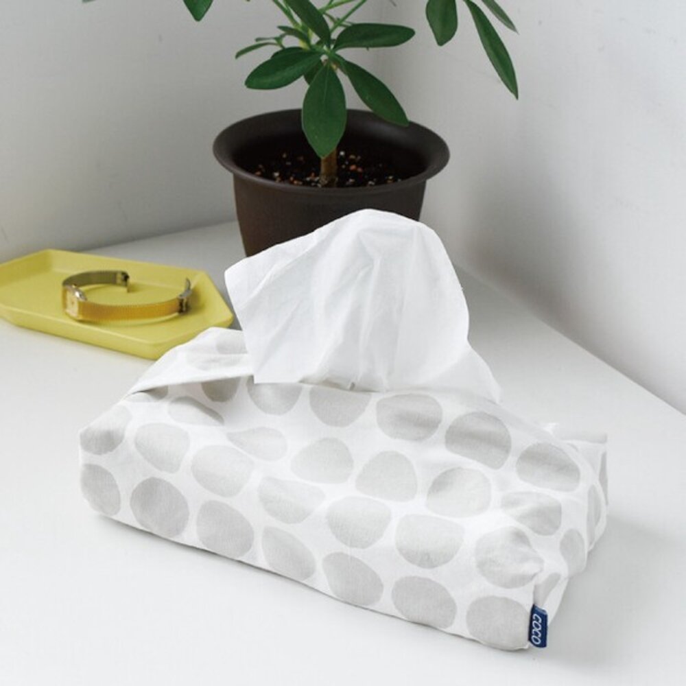 SF-021600-日式棉質可吊掛衛生紙套 GENDAI COCO 抗菌 消臭 | 面紙盒壁掛 車用面紙套 衛生紙套 車用收納袋 日本進口