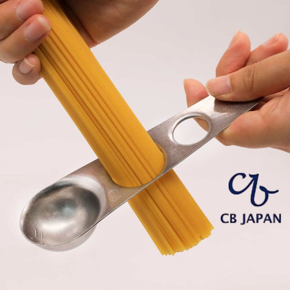 SF-021609-現貨 日本廚房小物 CB Japan 量匙 義大利麵 調味 份量測量 附掛鉤 調味料湯匙 atomico 日本進口