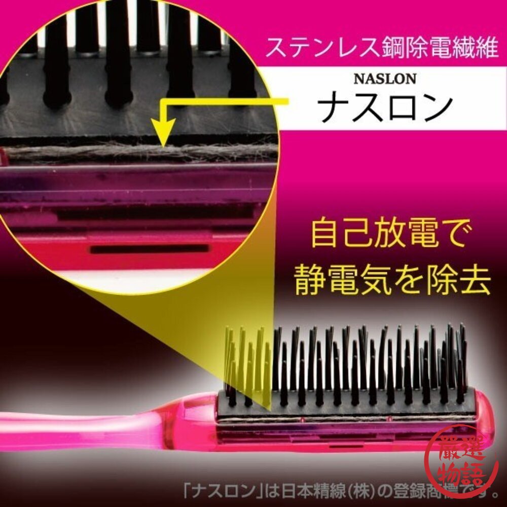 日本製 VeSS 防靜電7排梳 TY-980 梳子 | 美髮梳 TRINITY 護髮梳 添加海洋膠原蛋白 日本進口-圖片-7