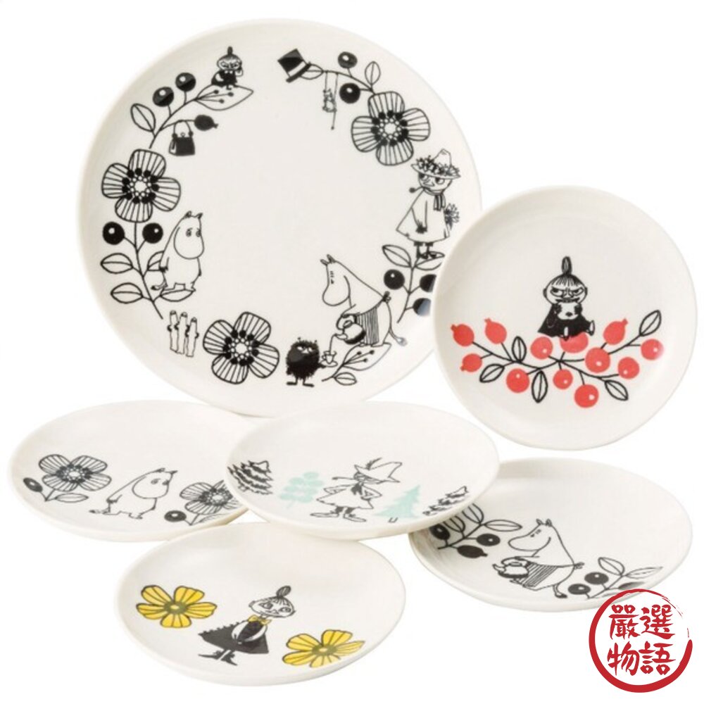 現貨 日本製姆明餐盤/餐碗禮盒組 可微波加熱 入厝禮品 Moomin 義大利麵盤 可愛餐具 陶瓷盤 陶瓷碗 日本進口-圖片-1