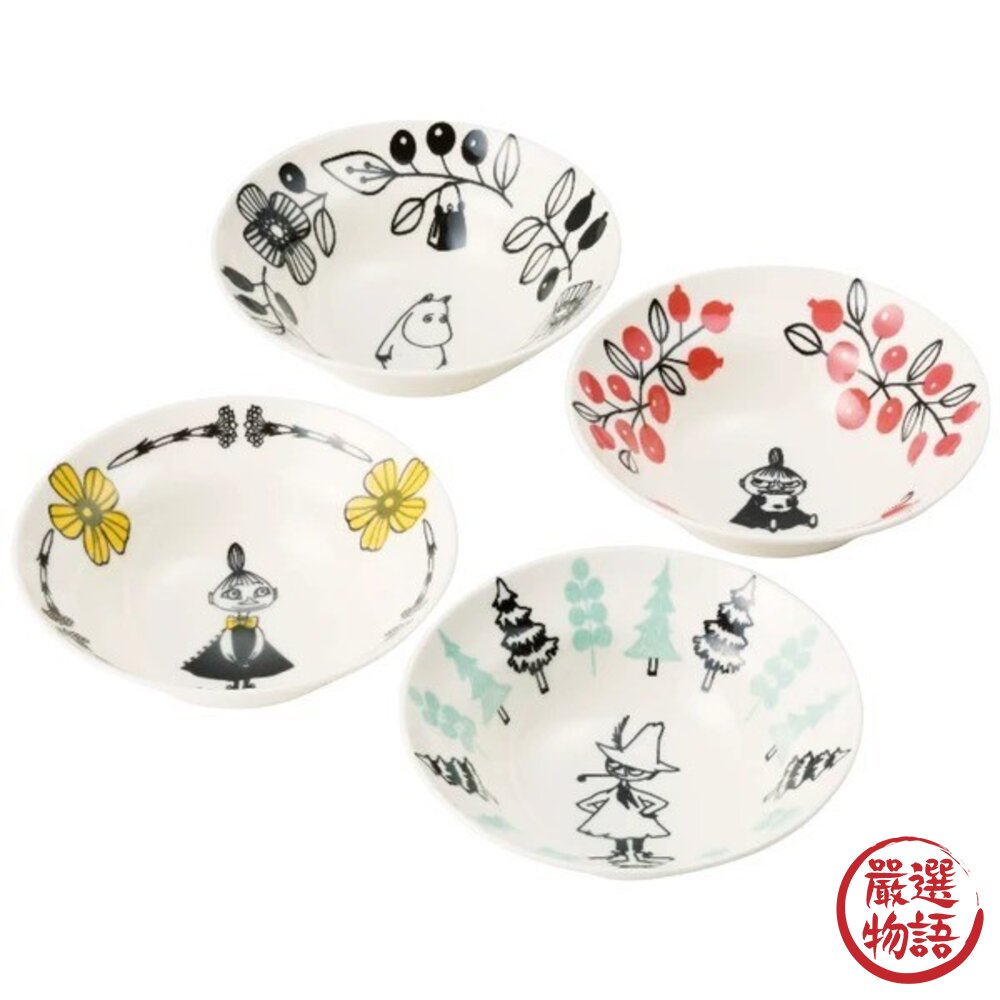 現貨 日本製姆明餐盤/餐碗禮盒組 可微波加熱 入厝禮品 Moomin 義大利麵盤 可愛餐具 陶瓷盤 陶瓷碗 日本進口-圖片-2