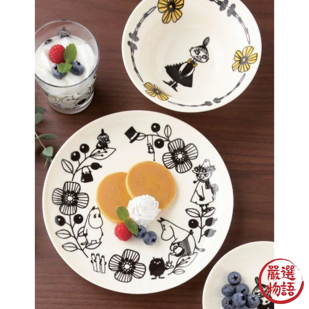 現貨 日本製姆明餐盤/餐碗禮盒組 可微波加熱 入厝禮品 Moomin 義大利麵盤 可愛餐具 陶瓷盤 陶瓷碗 日本進口-圖片-3