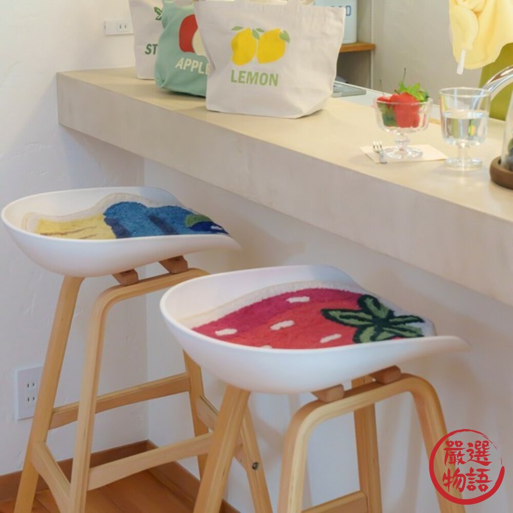 日本療癒系 Joujoulier 春夏新作 水果 貓咪造型地墊 | 椅墊 地毯 玄關 臥室 腳踏墊 小墊子 封面照片