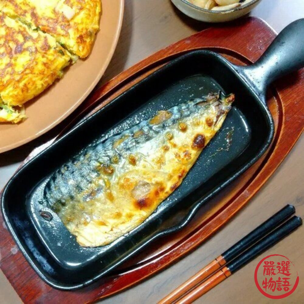 日本製萬古燒 四日市 長型烤盤 煎玉子燒 烤魚專用 | Tojiki Tonya 帶手把 陶瓷耐熱烤盤 焗烤盤 日本進口-圖片-3