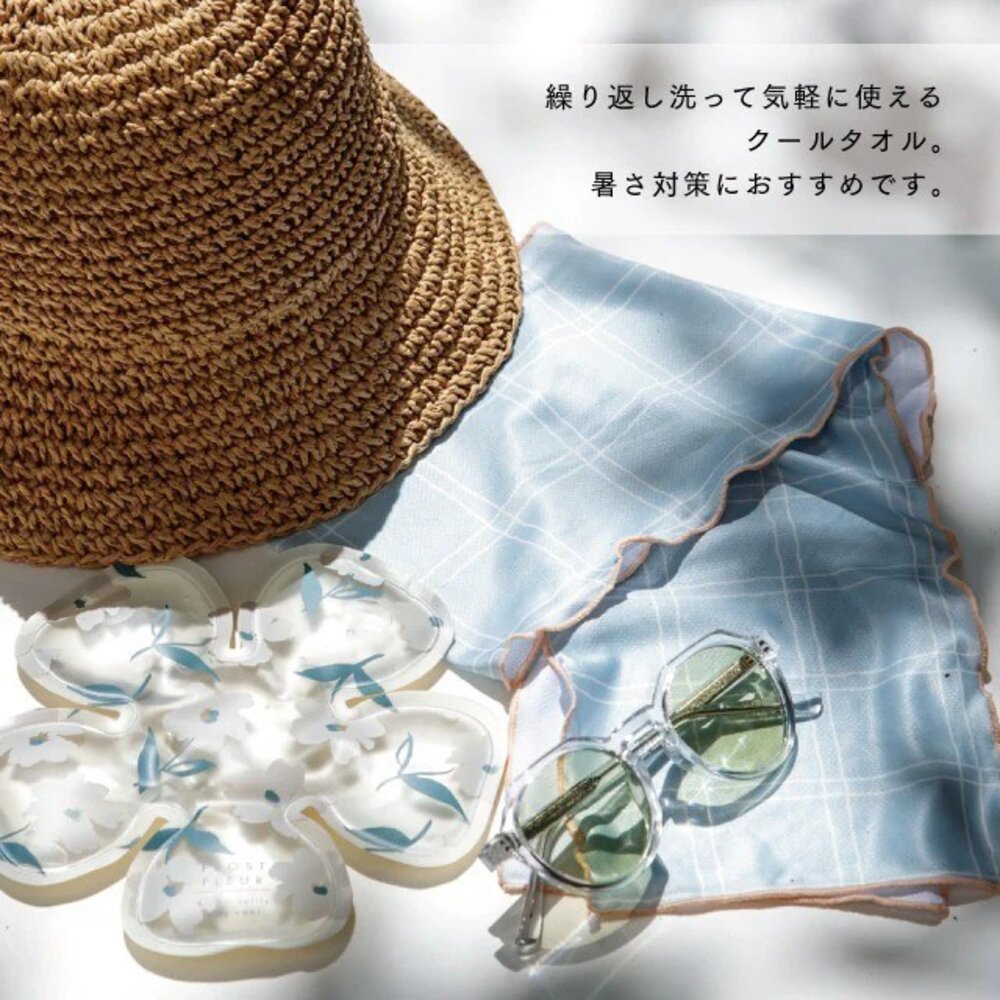 SF-021660-日本熱銷 BISQUE 降溫速乾涼感巾 抗UV設計 | 防紫外線 頸巾 防曬毛巾 冰涼巾 絲巾 包包掛飾 日本進口