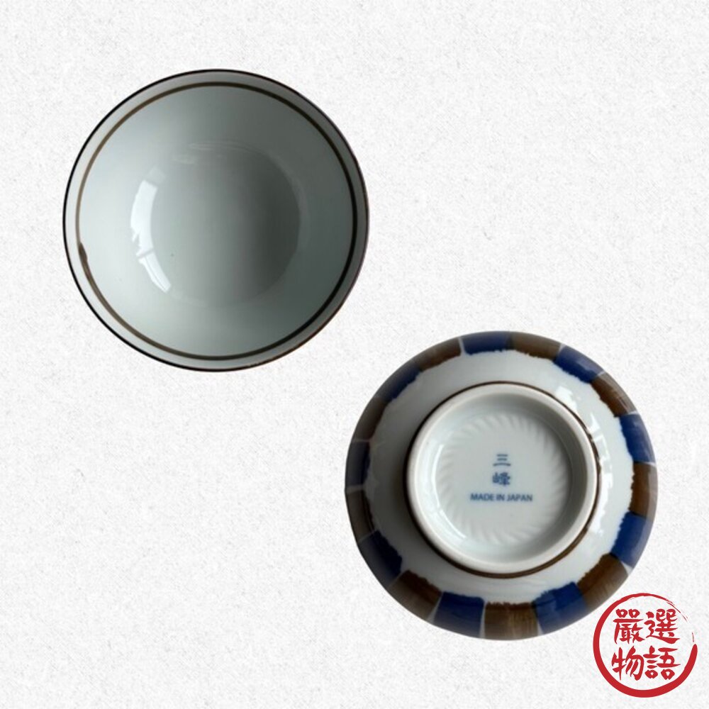 日本美濃燒 經典日式飯碗 深碗 5吋碗 | 日系餐桌必備 錆十草 唐草 渕十草 小碗 陶瓷湯碗 飯碗 湯碗 日本進口-圖片-2