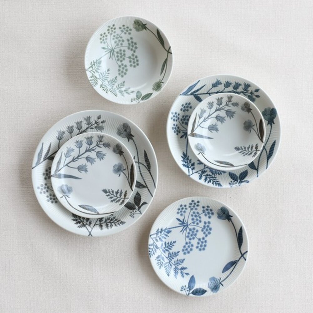 SF-021674-現貨 日本製 小倉陶器 祕密花園21.3cm輕量深盤 義大利麵盤 可微波 洗碗機適用 輕量陶瓷 咖啡廳擺盤 日本進口