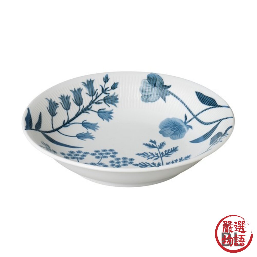 日本製 小倉陶器 祕密花園21.3cm輕量深盤 | 義大利麵盤 可微波 可機洗 輕量陶瓷 咖啡廳擺盤-圖片-2
