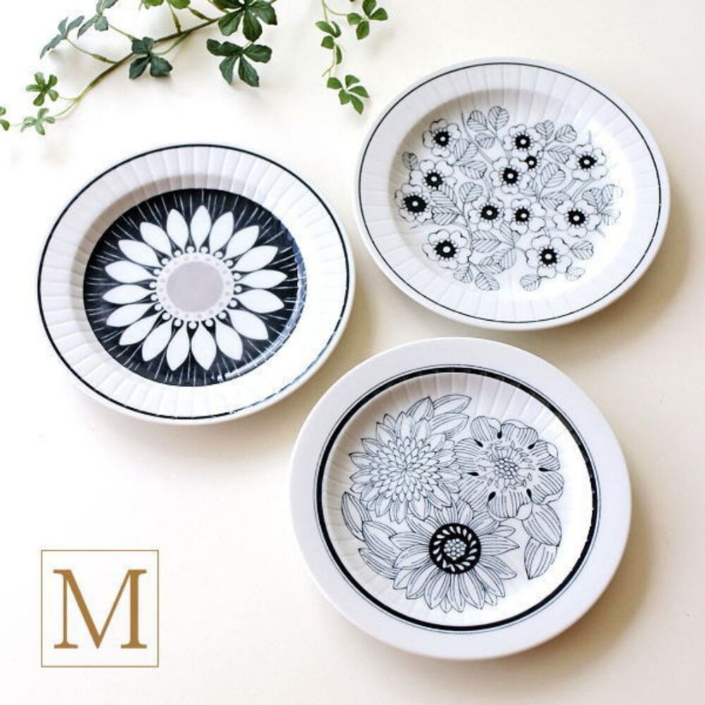 SF-021683-日本製復古浮雕花卉盤 Anticoflower7吋點心盤 | 餐盤 蛋糕盤 咖啡廳擺盤 早午餐盤 絕美餐桌道具 日本進口